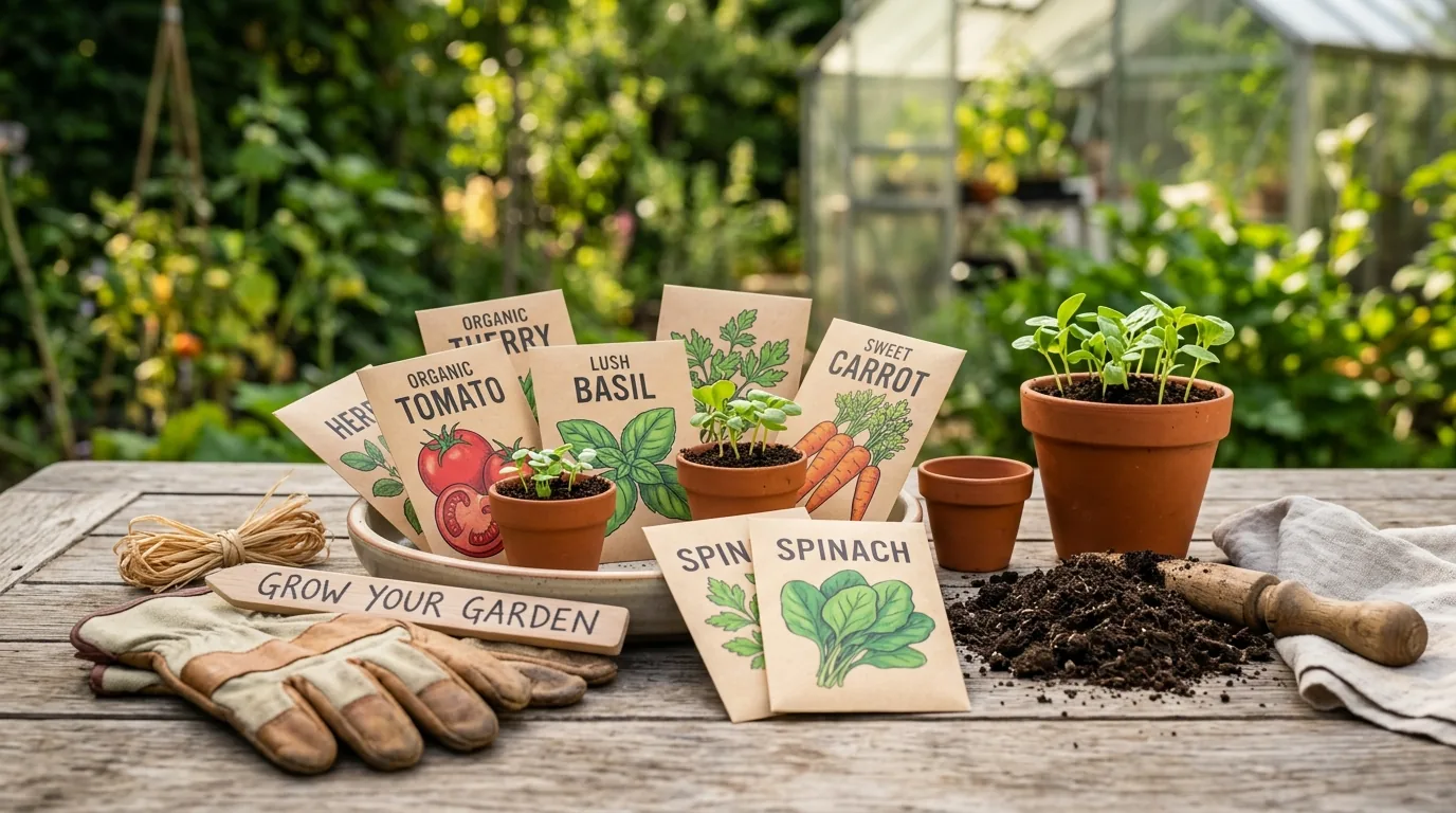 আজঘান কিচেন গার্ডেন সবজি বীজ কম্বো প্যাক | Kitchen Garden Seed Combo Pack